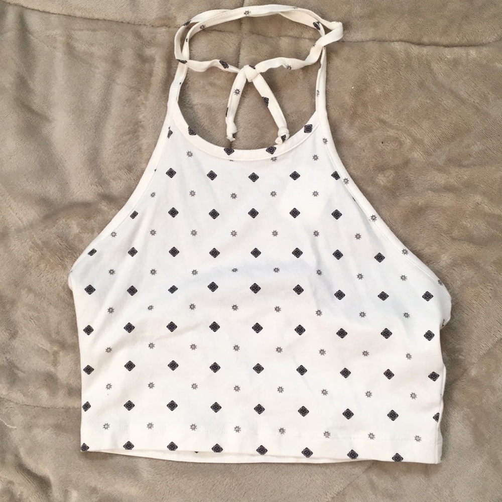 Charlotte Russe Halter Crop Top